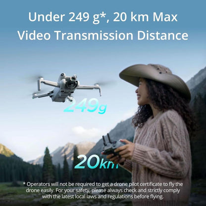 DJI Mini 4 Pro (DJI RC 2), Drones with Camera for Adults 4K, Under 0.549 lbs/249 g, 34 Mins Flight Time, 20km Max Video Transmission Distance, Omnidirectional Vision Sensing, Mini Drone for Beginners