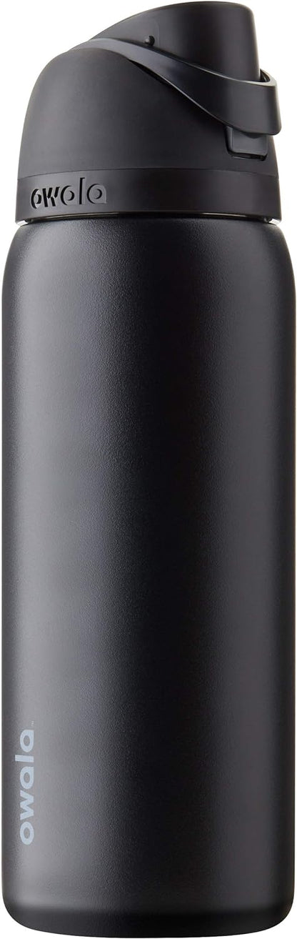 Owala Kids FreeSip Insulated Stainless Steel Water Bottle with Straw, BPA-Free Sports Water Bottle, Great for Travel, 16 oz, Celestial Sphere