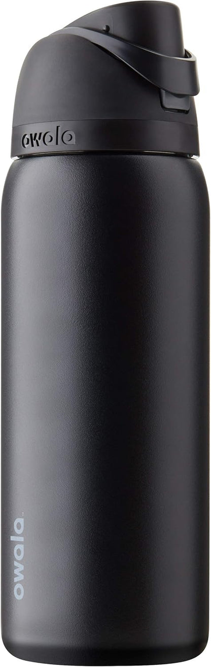 Owala FreeSip Insulated Stainless Steel Water Bottle with Straw for Sports, Travel, and School BPA-Free Sports Water Bottle, 24 oz, Beach House