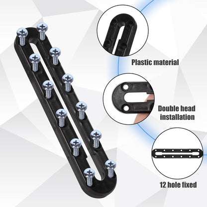 4pcs Kayak Tracks, 9.2 inch Kayak Low Profile Track with 52 Screws Kayak Rail Accessories Kayak Gear Track Mount for Fishing Rods Cup Holders Paddles Fish Finders Anchor Cleats