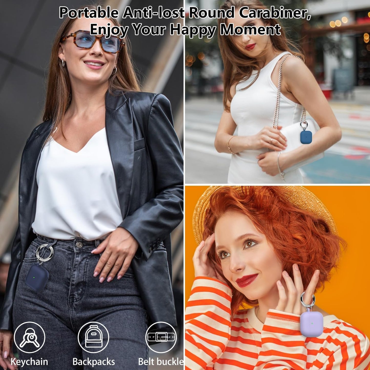 Aircawin for Airpods 4 Case Cover,Shockproof Case for Airpods 4th Generation Case Cover 2024,Premium Silicon Case with Keychain and Cleaing Pen for Airpods 4 Gen, Wireless Earphone Accessories-Blue