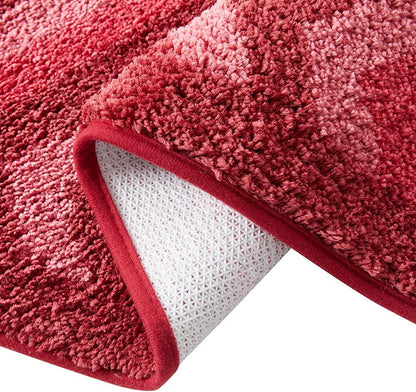 Clara Clark Bathroom Set - Gray Bathroom Accessories Set, Bathroom Sets with Shower Curtain and Rugs, 23PC Shower Curtain Set with Liner, Soap Dispenser, Soap Dish, Toilet Brush Holder, and Trash Can