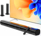 Sound Bar for TV Soundbar PC Gaming MEVOSTO 2025 Upgraded 2.2CH Separable Built-in Dual Woofers with HD-ARC/Optical/AUX/BT/USB Bass/Treble Adjustabl Computer Speakers Home Theater System-31inch