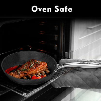 imarku Non Stick Frying Pans - 10 inch Frying Pan Nonstick Skillet, Egg Pan Omelette with Cool Stainless Steel Handle, Dishwasher Safe, Free of PFAS&PFOA, Easy Cleanup, Gifts for Men and Women