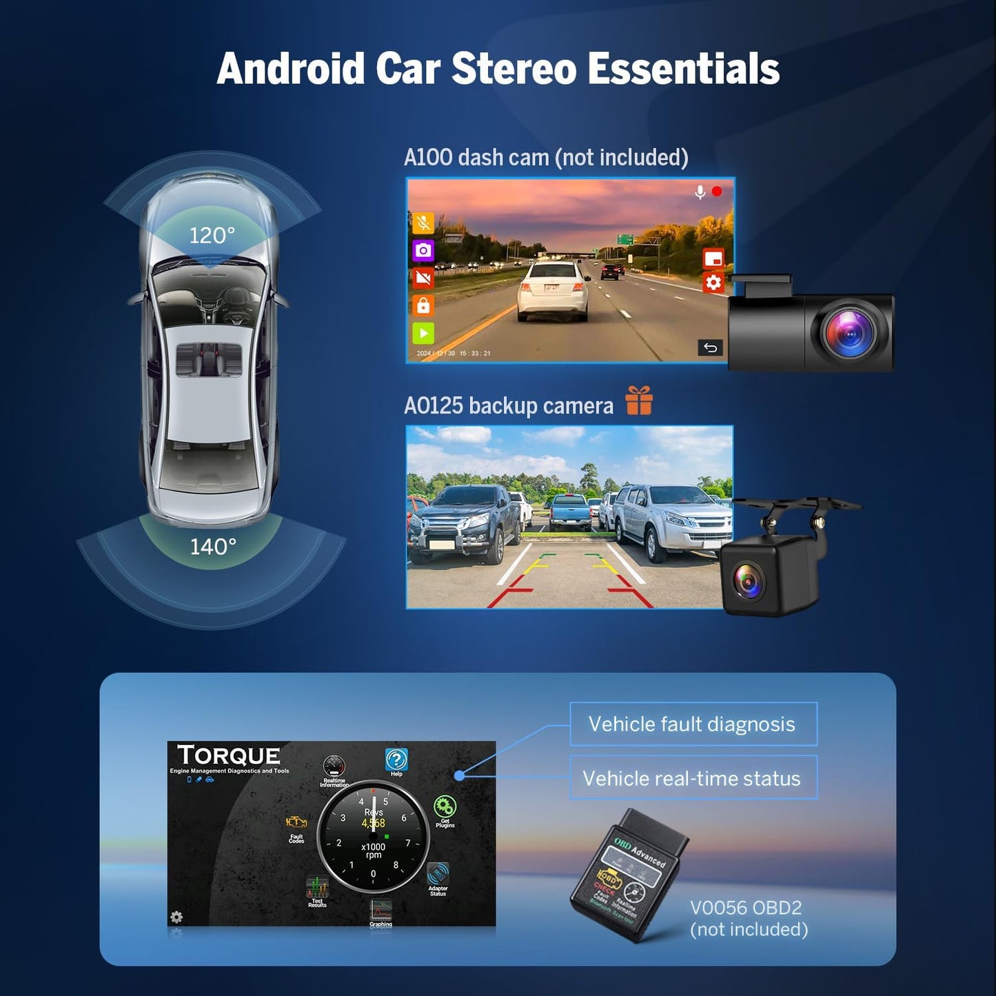 Eonon Android 14 Radio for VW Volkswagen Jetta 2006-2015, Golf MK6 MK5, Tiguan 2008-2016, Passat 2005-2014, 3GB+32GB, CarPlay/Android Auto, Built-in DSP, 9'' IPS, Bluetooth 5.4-VWX7 (Upgraded VWA13)