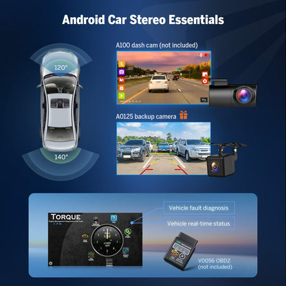 Eonon Android 14 Radio for VW Volkswagen Jetta 2006-2015, Golf MK6 MK5, Tiguan 2008-2016, Passat 2005-2014, 3GB+32GB, CarPlay/Android Auto, Built-in DSP, 9'' IPS, Bluetooth 5.4-VWX7 (Upgraded VWA13)