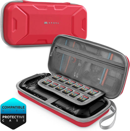 Mumba Carrying Case for Nintendo Switch 2 2025, [Plus Version] Portable Protective Travel Carry Handbag Pouch for Blade/Titan Case [Large Capacity] (Black)