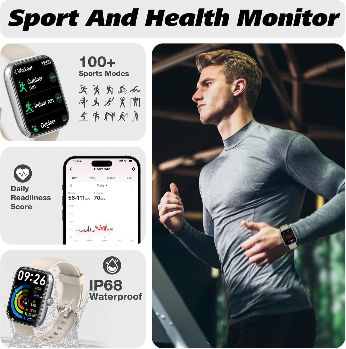 Purilite Select Alexa-Enabled Smartwatch