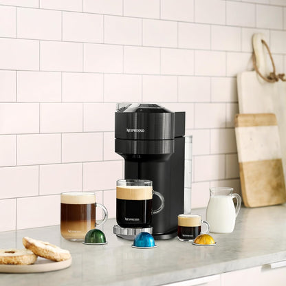 Nespresso Vertuo Next Coffee and Espresso Machine by Breville with Aeroccino Milk Frother - Light Grey
