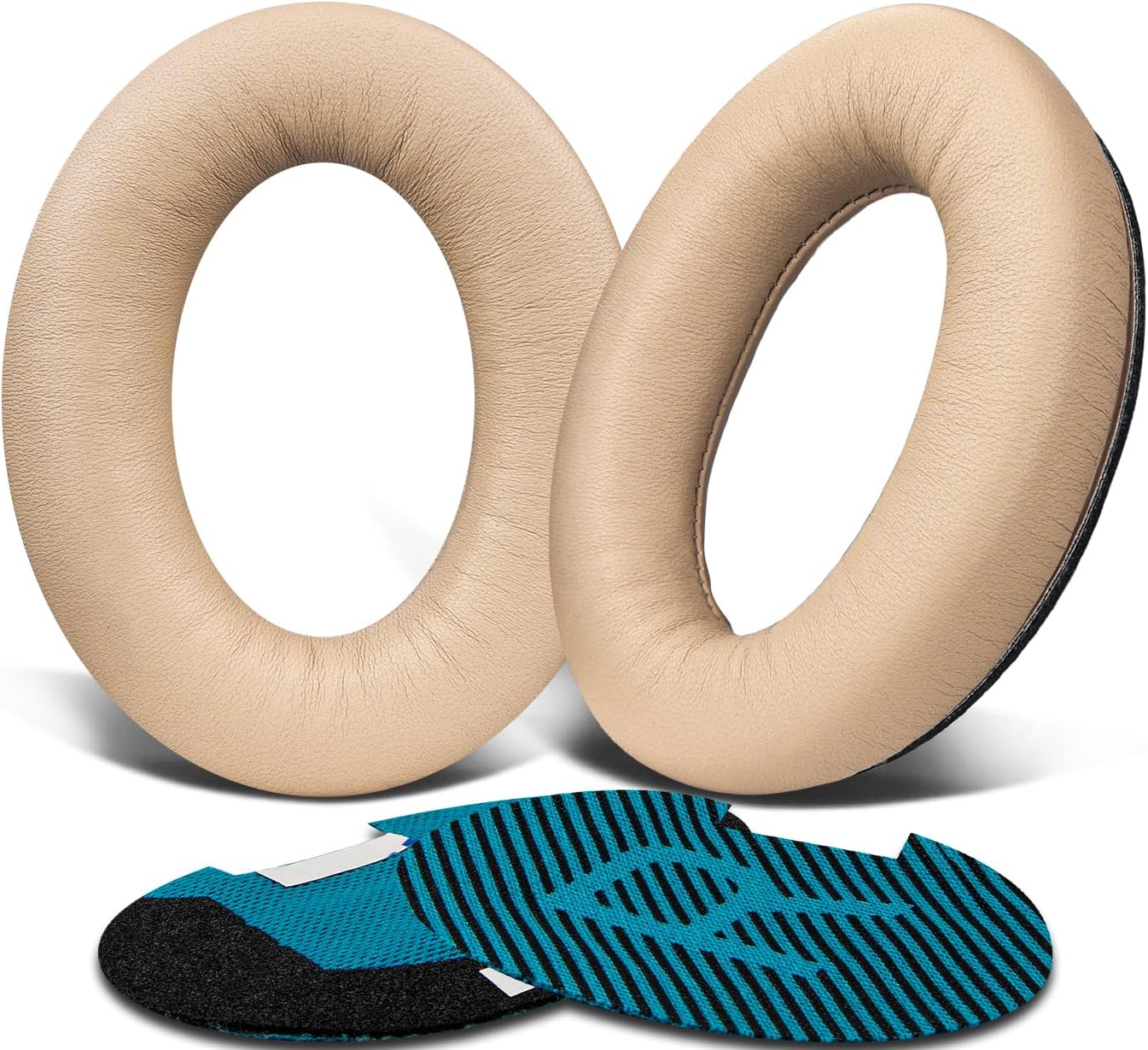 SoloWIT Earpads Cushions for Bose Headphones, Replacement Ear Pads for Bose QuietComfort 15 QC15 QC25 QC2 QC35/Ae2 Ae2i Ae2w/SoundTrue & SoundLink Around-Ear Series - QC25 PL Black&Blue