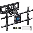 Pipishell Full-Motion TV Wall Mount for Most 37–75 Inch TVs up to 100 lbs, Wall Mount TV Bracket with Dual Articulating Arms, Extension, Swivel, Tilt, Fits 16" Wood Studs, 600 x 400mm Max VESA, PILF8