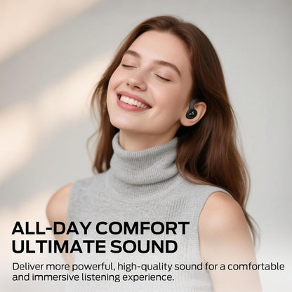 Monster N-Lite 216 Wireless Earbuds 48hrs Bluetooth 6.0 Headphone, Bluetooth Earbuds Stereo Deep Bass Over Ear Bud with Earhooks,ENC Noise Cancelling Mic, IPX6 Waterproof Earphone for Workout/Running