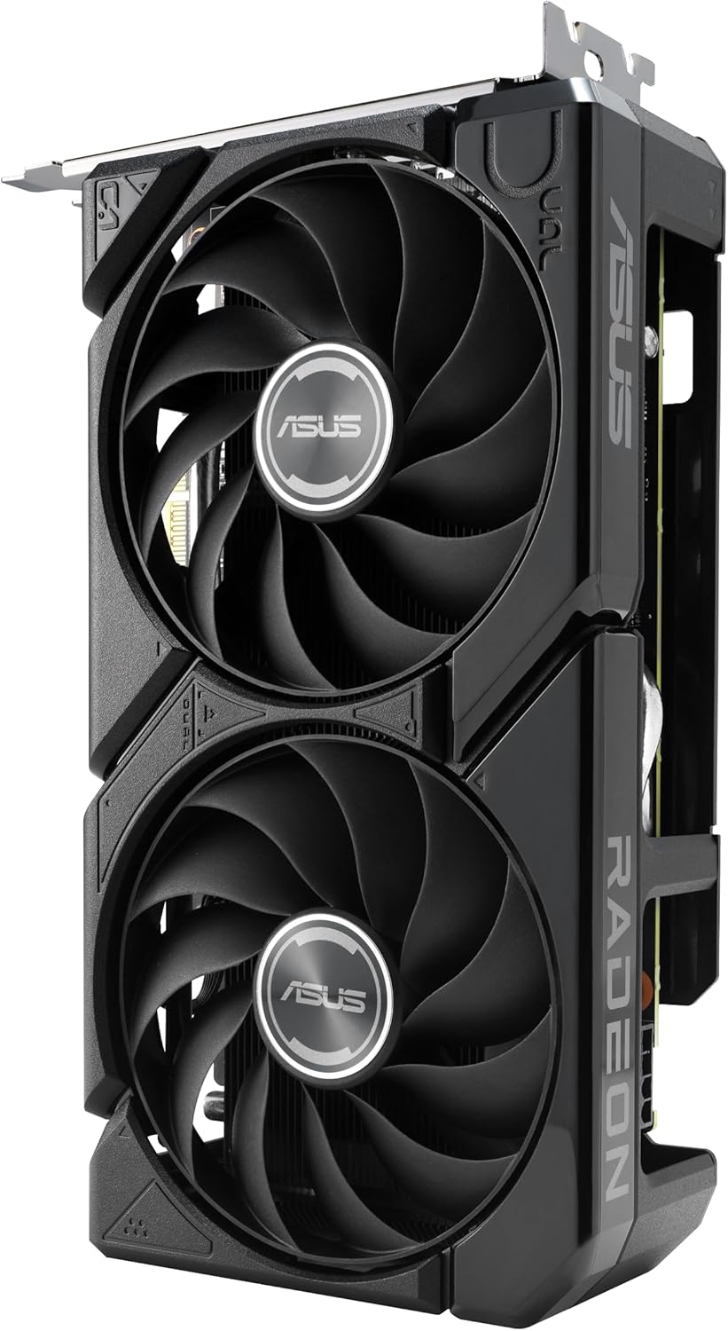 ASUS Prime Radeon™ RX 9060 XT 16GB GDDR6 OC Edition Graphics Card (PCIe 5.0, HDMI/DP 2.1, 2.5-Slot Design, axial-tech Fans, Dual Ball Fan Bearings, Dual BIOS, ASUS GPU Guard)