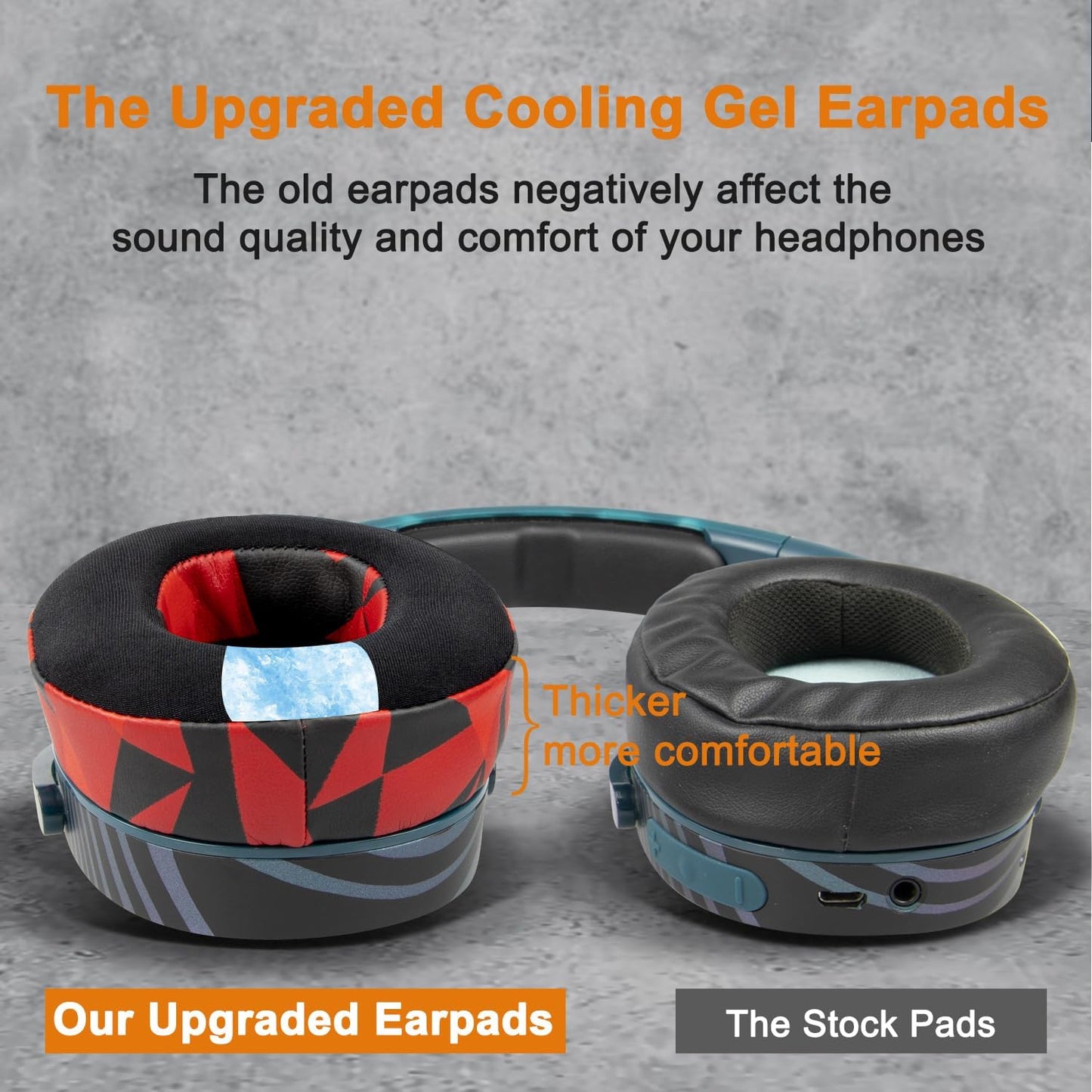 SOULWIT Replacement Earpads for Skullcandy Hesh 3/ANC/Evo & Crusher Wireless/ANC/Evo & Venue ANC Over-Ear Headphones, Ear Pads Cushions with Noise Isolation Foam - Hesh3 PL Black