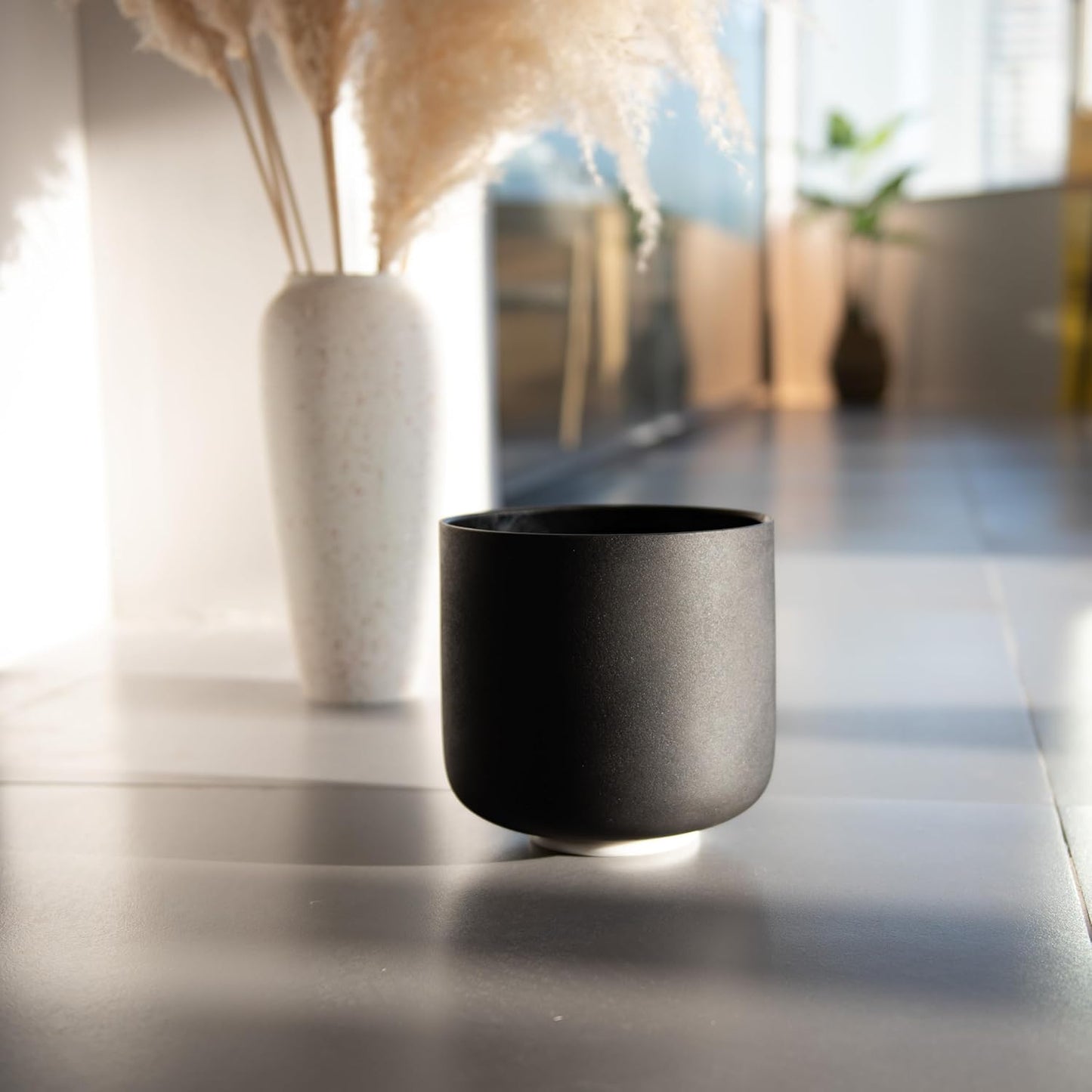 TOPFUND F Note Crystal Singing Bowl Heart Chakra 8 inch with Heavy Duty Carrying Case and Suede Striker