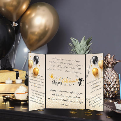 Roetyce Retirement Party Decorations, Funny Retirement Guest Book Alternative, Hapyy Retirement Decorations, Best Retirement Gifts for Women Men, Retirement Signature Board Book, Jumbo Retirement Card