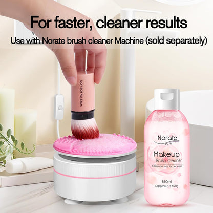 Norate Makeup Brush Cleaner, Make Up Brush Cleansers Solution, Makeup Cleaner for Makeup Brushes, Beauty Sponge, Powder Puff, Deep Clean Brush Shampoo, Gentle Formula & Cruelty Free 5.3 FL.OZ