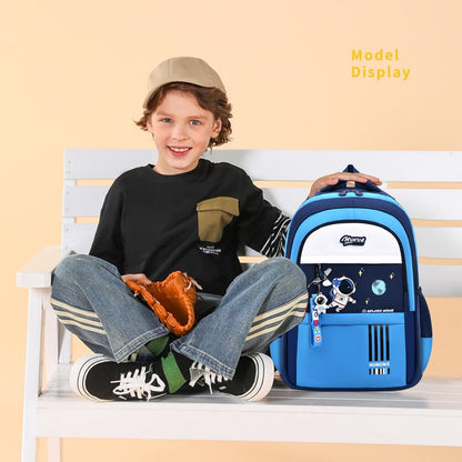 MITOWERMI Astronaut-space Backpack for Boys-Girls Elementary Middle School Bags for Girls Kids Bookbag