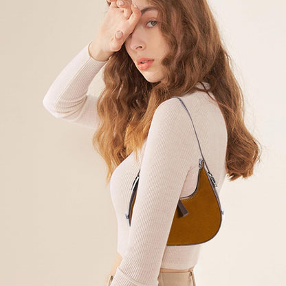 Prpeko Shoulder Bag Crescent Retro Y2k Hobo Handbags 90s Underarm Purse Bag Fashion Clutch Purses for Women