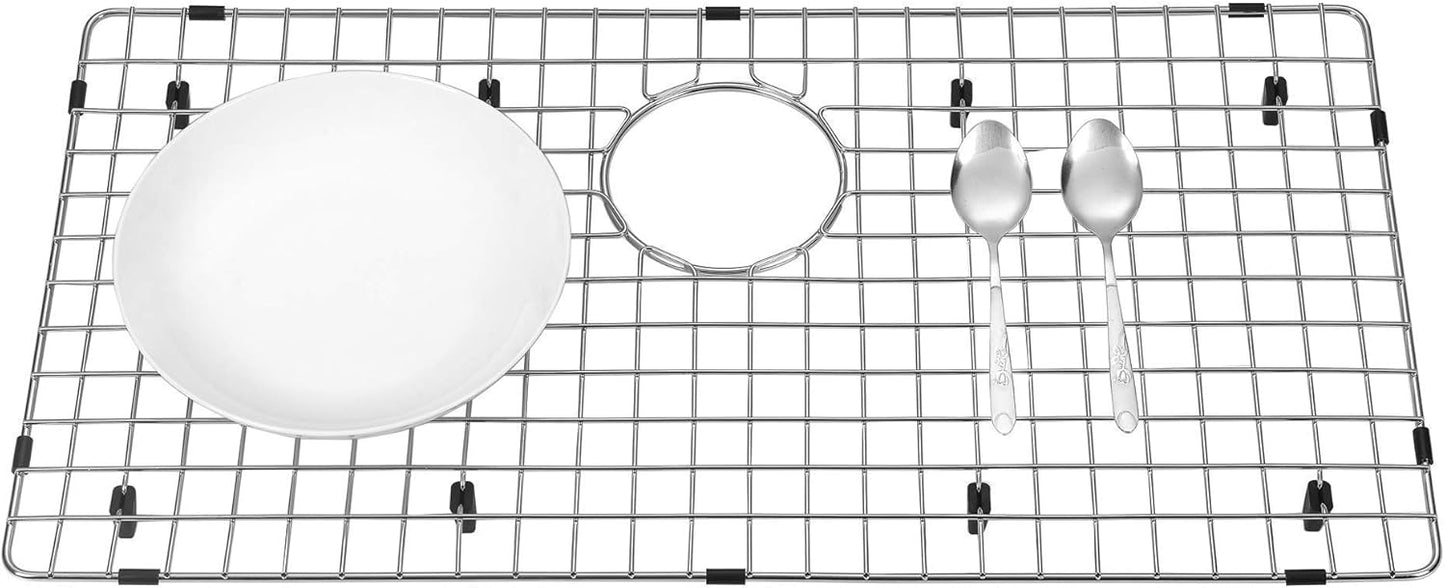 Yutong Kitchen Stainless Steel Sink Bottom Grid with Small Rounded Corner (27.5" x 15.5")