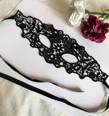 Mordarli Sexy Masquerade Mask for Women Lace Eye Mask for Halloween Costume Party