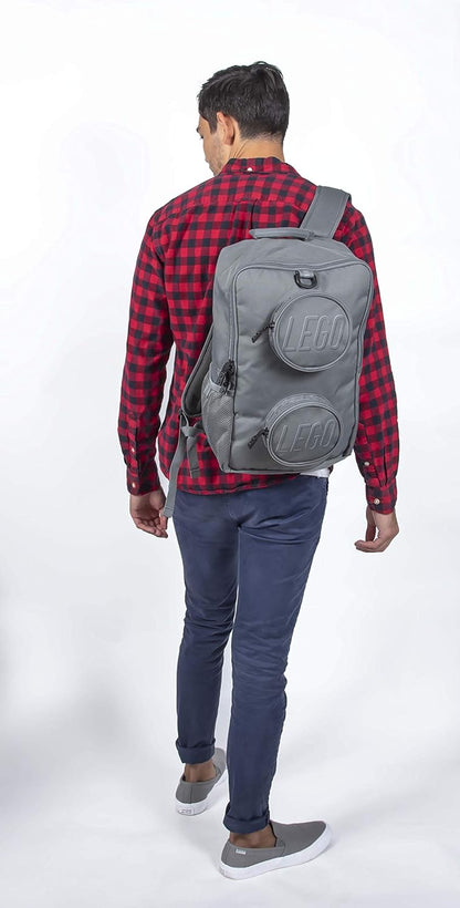 LEGO Lego Brick Backpack-purple Carry-On Luggage, Flame Orange, One Size, Backpack