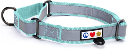 Pawtitas Chain Martingale Dog Collar Puppy Collar Reflective Dog Collar Training Dog Collar Behavioral Dog Chain Collar Collar Large Dog Collar Orange Dog Collar