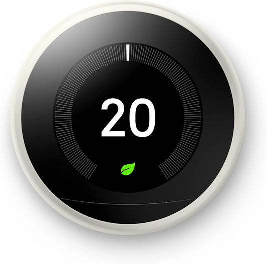 nest Learning Thermostat, 3rd Generation (Works with Amazon Alexa), Stainless Steel