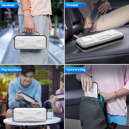 FYOUNG Carrying Case Accessories for PlayStation Portal, Full Protection Bundle with Tempered Glass Screen Protector, Protective Cover, Hard Shell Portable Travel Bag for PS5 Portal Remote Player