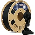 OVERTURE PLA Filament 1.75mm PLA 3D Printer Filament, 1kg Cardboard Spool (2.2lbs), Dimensional Accuracy +/- 0.02mm, Fit Most FDM Printer (Black 1-Pack)