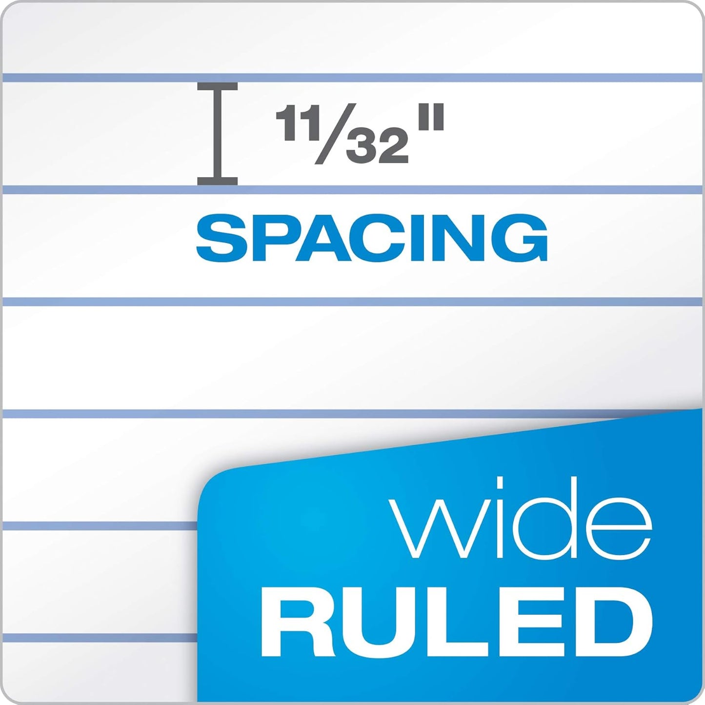 Oxford Filler Paper, 8" x 10-1/2" Wide Ruled Paper, 3 Hole Punch, Loose Leaf Notebook Paper for 3 Ring Binders, 500 Sheets, White, for School, Office