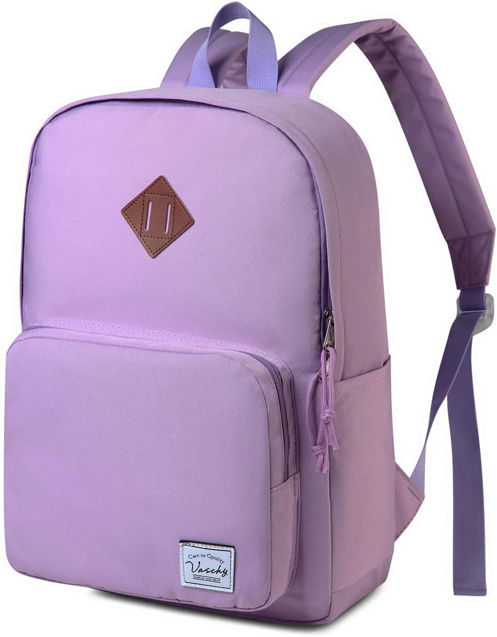 VASCHY Lightweight School Backpack for Women with Sleeve for 14" Laptop