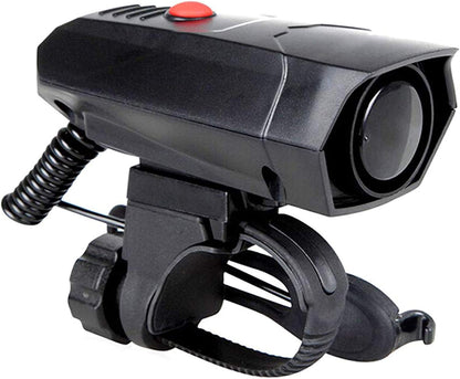 TT-life 120dB Loud Bike Horn, Cycling Bicycle Handlebar Ring Bell Horn with 2 Levels of dB Mode and 5 Different Sounds Black