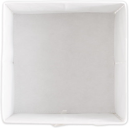 DII Foldable Fabric Storage Containers for Nurseries, Offices, Closets, Home Decor, Cube Organizers & Everyday Storage Needs, (Large - 11 x 11 x 11) Scroll Nautical Blue - Set of 2
