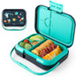 BOZ Kids Bento Lunch Box - 4 Compartment Kids Lunch Containers for Ages 3 to 7 - Leak Proof, Dishwasher Safe