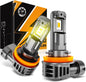 LED Fog Light Bulbs | High Brightness Fog Lamps | Vehicle Fog Light Replacement | Plug and Play Fog Lights | Universal Fit Fog Bulbs - PuriLite