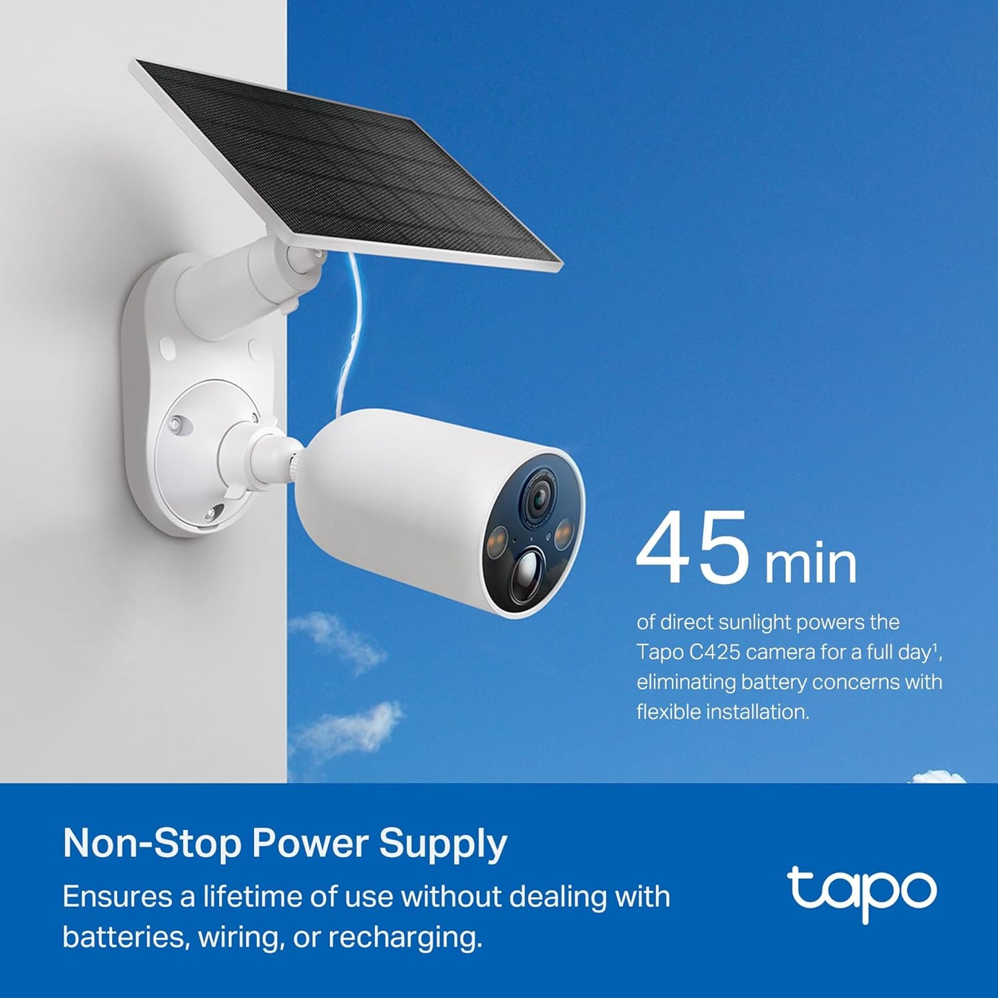 TP-Link Tapo 2K Indoor Home Security WiFi Camera, Up to 30ft Night Vision, Privacy Mode, Sound & Light Alarm, Up to 512 GB microSD Card Slot, Two-Way Audio, Works w/Alexa and Google (Tapo C110)
