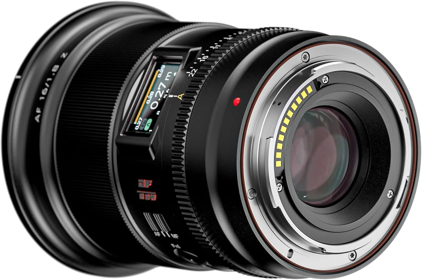 VILTROX AF 16mm f/1.8 Full Frame Lens for Nikon Z, Autofocus Lens with Built-in LCD Screen Compatible with Nikon Z Mount Cameras Zfc Z50 Z5 Z6 Z7 Z8 Z9 Z7 Mark II