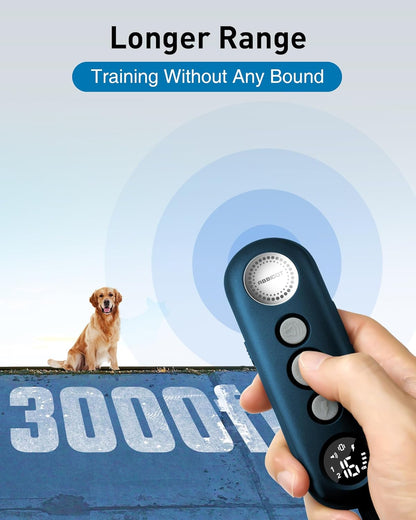 ABBIDOT Shock Collar (8-120 lbs) - Small Size Dog Training Collar with Remote Waterproof Rechargeable Dog Shock Collar with Remote E Collar for Small Medium Large Dogs (Light Pink)