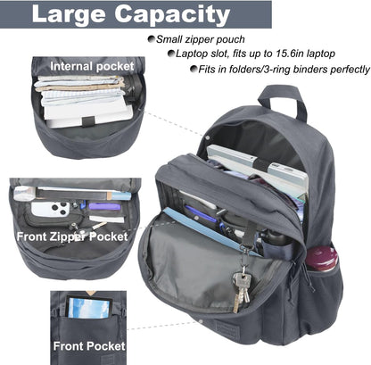 SUPACOOL Lightweight Casual Backpack for Men and Women, Large Backpack for School Boys and Girls