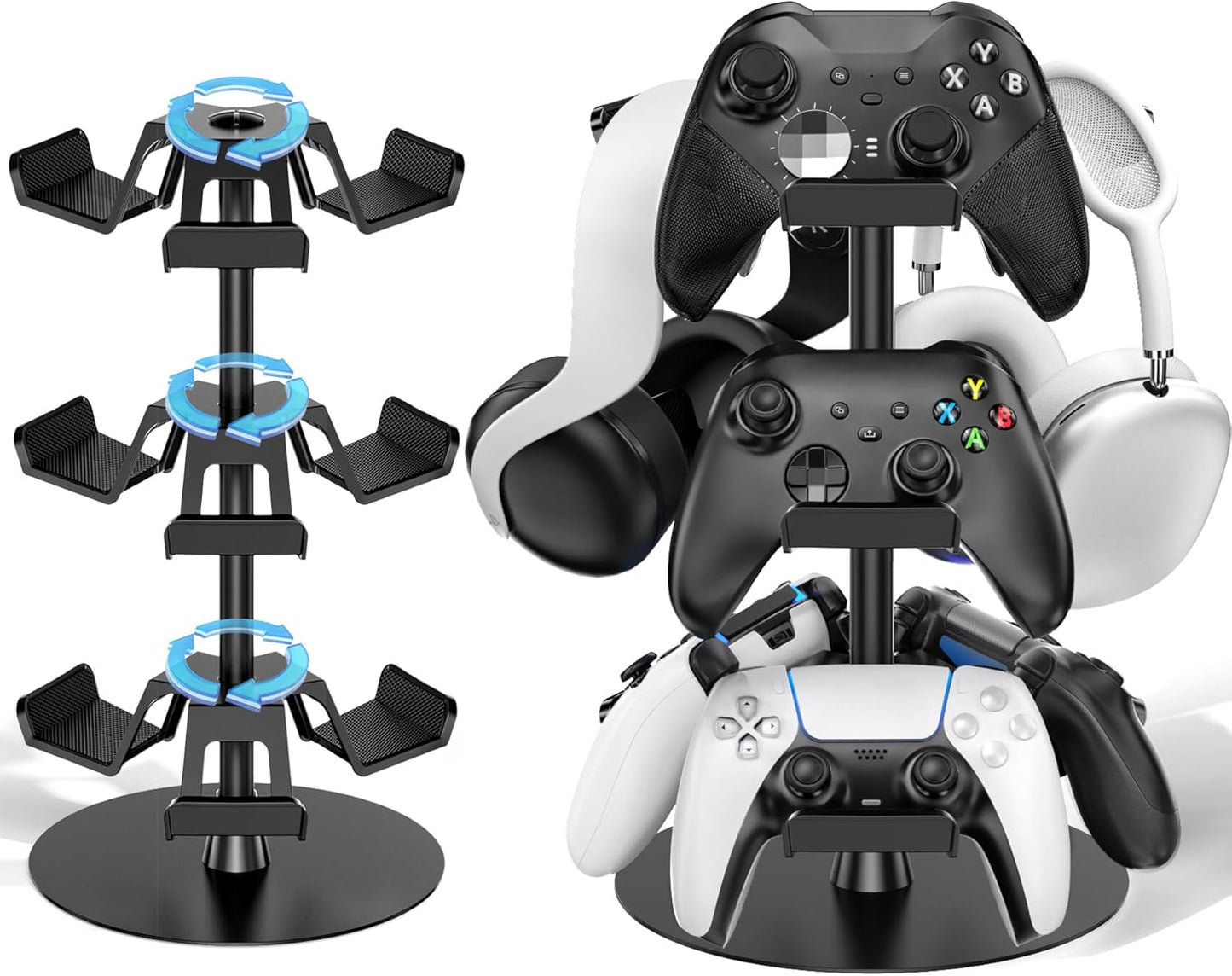 Purilite Select 4-Tier Gaming Headphone & Controller Stand