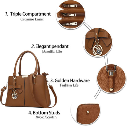 KKXIU Trendy Tote Bag for Women Lightweight Oxford Big Capacity Shoulder Purses and Handbags