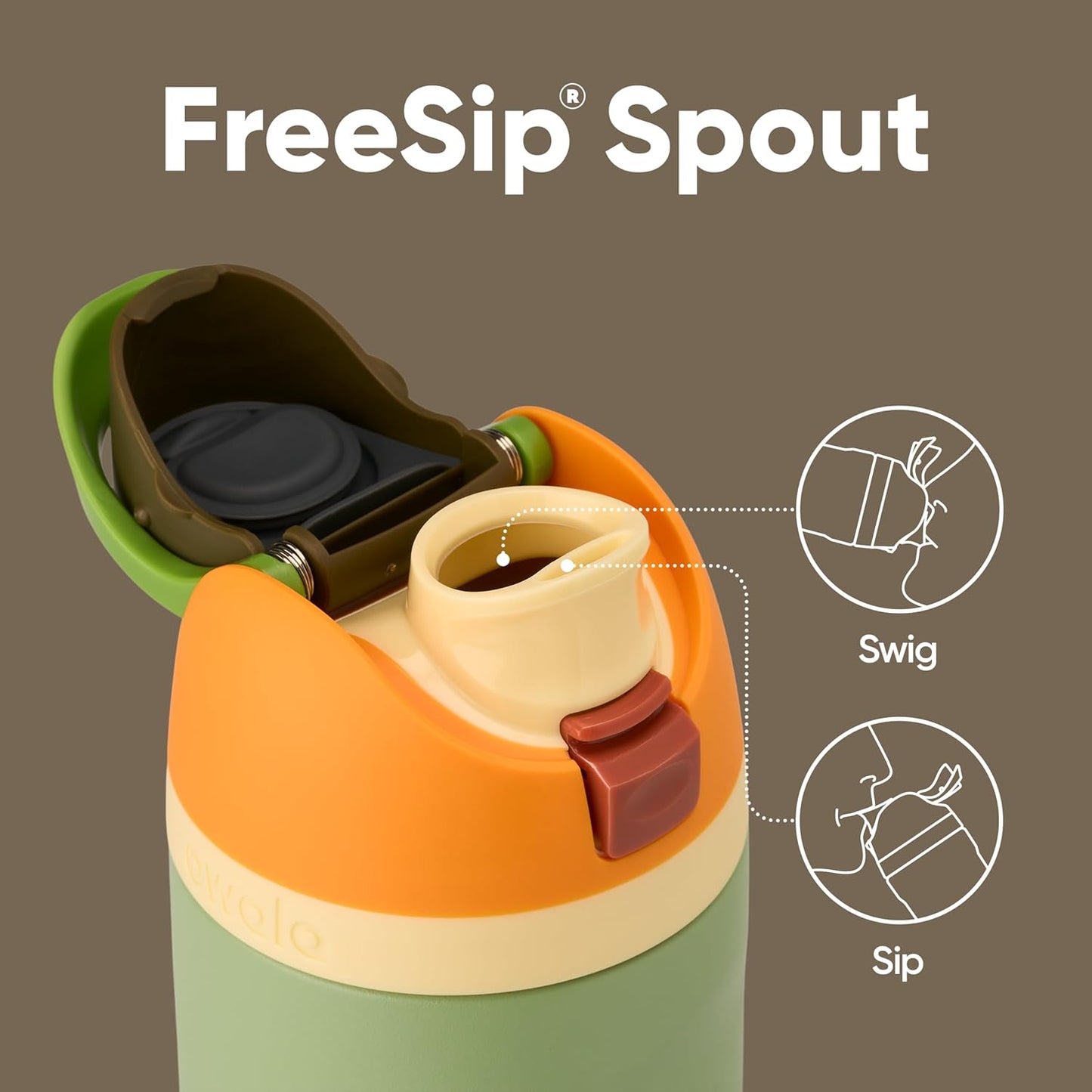 Owala FreeSip Insulated Stainless Steel Water Bottle with Straw for Sports, Travel, and School BPA-Free Sports Water Bottle, 24 oz, Beach House