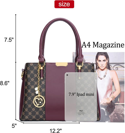 KKXIU Trendy Tote Bag for Women Lightweight Oxford Big Capacity Shoulder Purses and Handbags