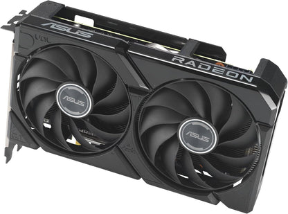 ASUS Prime Radeon™ RX 9060 XT 16GB GDDR6 OC Edition Graphics Card (PCIe 5.0, HDMI/DP 2.1, 2.5-Slot Design, axial-tech Fans, Dual Ball Fan Bearings, Dual BIOS, ASUS GPU Guard)