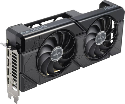 ASUS Prime Radeon™ RX 9060 XT 16GB GDDR6 OC Edition Graphics Card (PCIe 5.0, HDMI/DP 2.1, 2.5-Slot Design, axial-tech Fans, Dual Ball Fan Bearings, Dual BIOS, ASUS GPU Guard)
