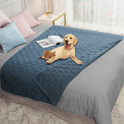 Ameritex Waterproof Dog Bed Cover Pet Blanket for Furniture Bed Couch Sofa Reversible