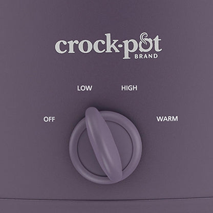 Crock-Pot Design Series 7-Quart Manual Slow Cooker, Purple Potato