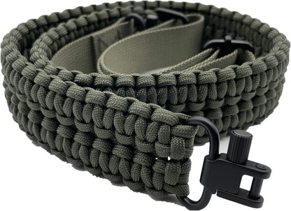 VVAAGG Two-Point Sling with Swivel, Non-Slip Paracord Sling with Adjustable Length Strap