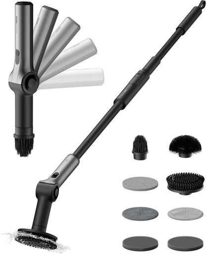 HOTO Flexi™ Electric Spin Scrubber, Bathroom Cleaner with Adjustable Angle